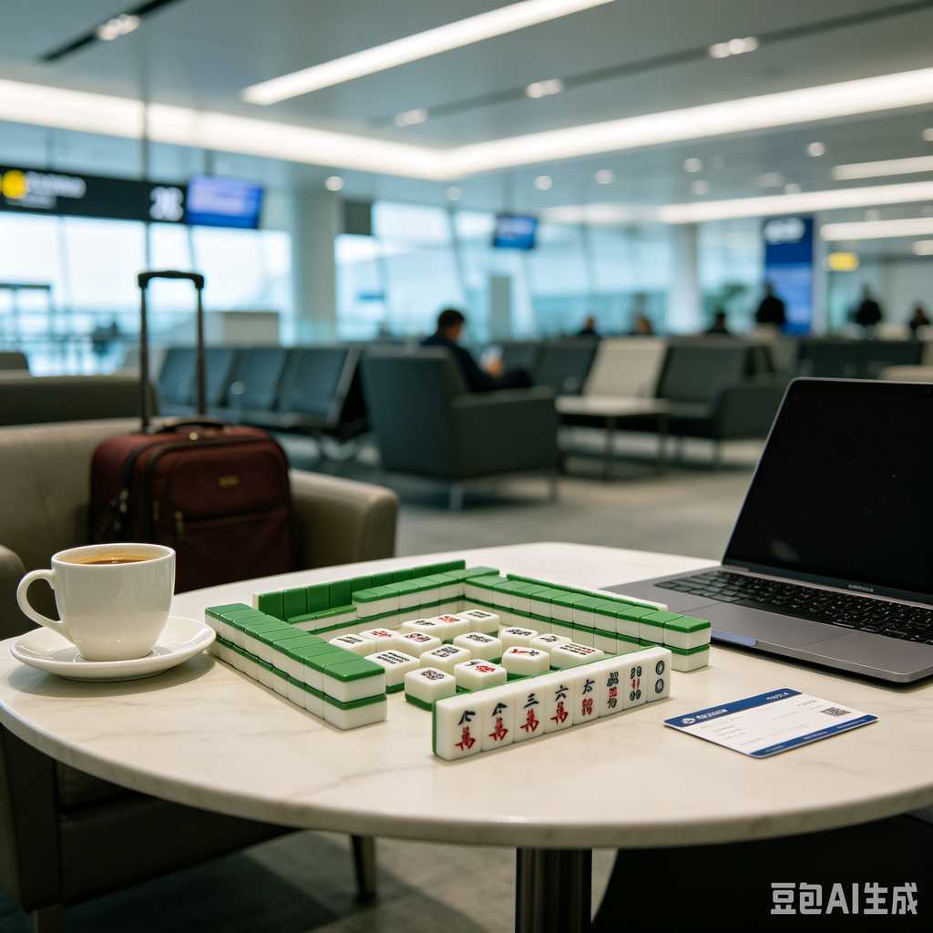 flat print mahjong set