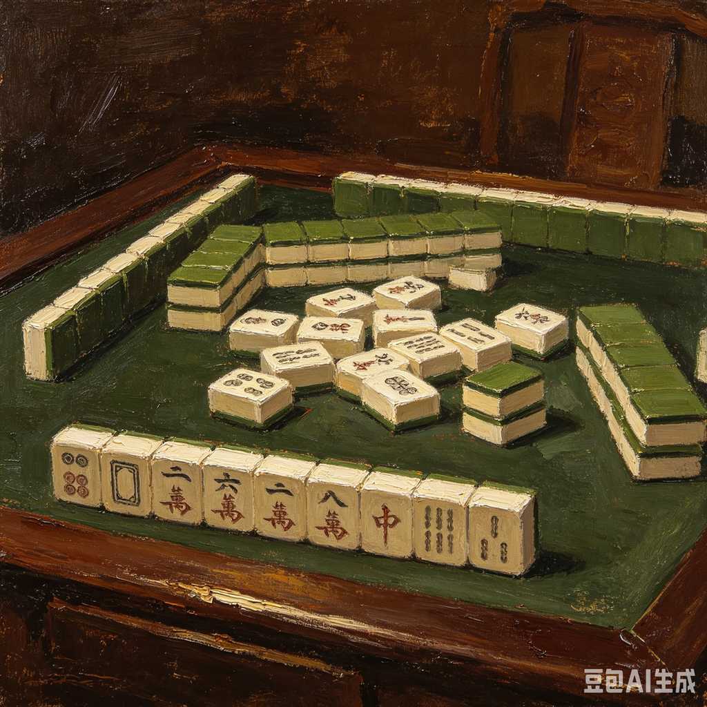 two tone mahjong set design