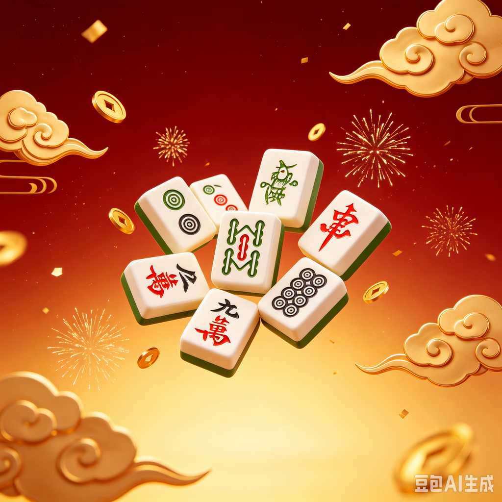 blue crystal mahjong set